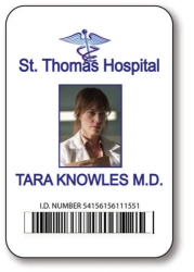 Tara Knowles M.D., Sons of Anarchy name badge Halloween costume Accessory